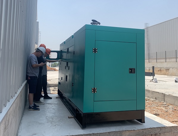 洛陽市工業園內某大型物流園250KW玉柴靜音箱型發電機組安裝調試驗收交付成功