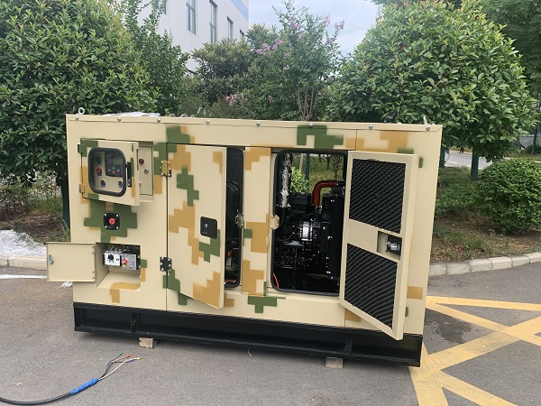 某部隊30KW濰柴動力靜音發電機組交付使用